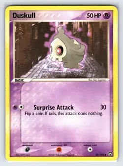 Duskull 50/108 2007 EX Power Keepers Pokemon Card Common - Lp - Image 1