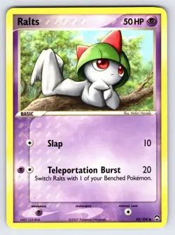 Ralts 59/108 2007 EX Power Keepers Pokemon Card TCG Nintendo Non Holo Common Lp - Image 1