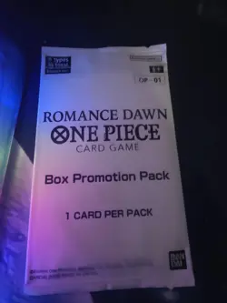 One Piece Card Game (TCG) - Romance Dawn OP-01 Box Topper Promotion Pack English - Image 1