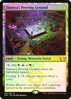 Ziatora's Proving Ground FOIL - 261/281 - Rare - Streets of New Capenna SNC MTG - Image 1