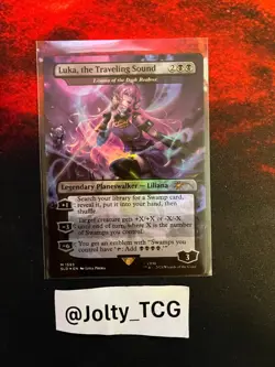 Luka, the Traveling Sound Liliana of the Dark Realms (Rainbow Foil) Secret Lair - Image 1