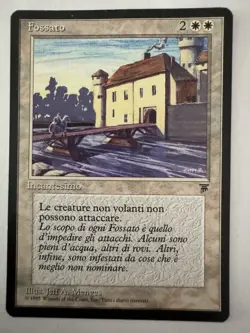 MTG Magic the Gathering Moat Italian - Image 1