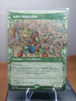 MTG - Valley Mightcaller R 0326 Showcase Rare #326 - Bloomburrow (BLB) NM / Mint - Image 1