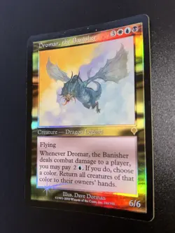 FOIL Dromar, the Banisher | MtG Magic Invasion | English | Lightly Played (LP) - Image 2
