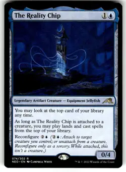 MTG The Reality Chip (74) | NM | Kamigawa: Neon Dynasty {NEO} - Image 1