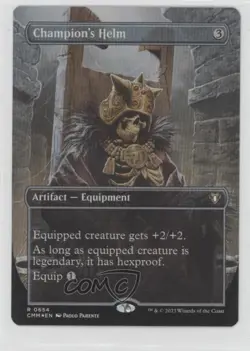 Borderless - Champion's Helm Foil Magic: Commander Masters CMM #0654 - Image 1