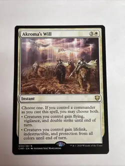 Akroma's Will Commander Legends #3 Rare - Image 1