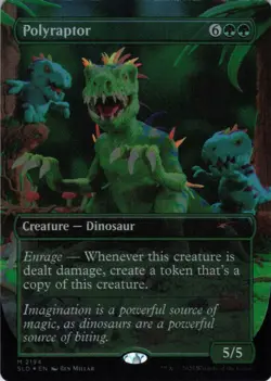 MTG Polyraptor (Rainbow) (2164) | NM Foil | Secret Lair Play-Doh {SLD} - Image 2