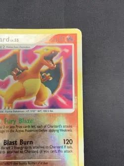 Pokemon TCG Secret Wonders Charizard 3/132 Reverse Holo Rare Card 2007 DMG - Image 3