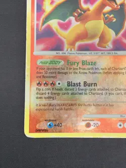 Pokemon TCG Secret Wonders Charizard 3/132 Reverse Holo Rare Card 2007 DMG - Image 4