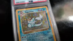 PSA 5 EXCELLENT 1999 JUNGLE POKEMON VAPOREON 12/64 #12 HOLO RARE WOTC GRADED TCG - Image 2