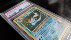 PSA 5 EXCELLENT 1999 JUNGLE POKEMON VAPOREON 12/64 #12 HOLO RARE WOTC GRADED TCG - Image 3