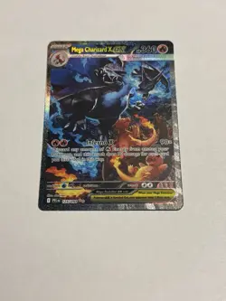 Mega Charizard X EX SIR 125/094 Phantasmal Flames Eng. Pokemon GEM 10 Potential - Image 1