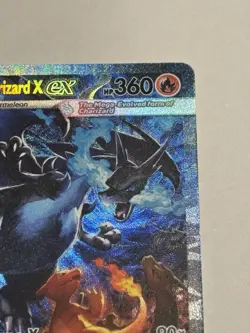 Mega Charizard X EX SIR 125/094 Phantasmal Flames Eng. Pokemon GEM 10 Potential - Image 4