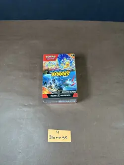 Pokemon TCG Surging Sparks Booster Bundle (6 Packs) Factory Sealed - Image 1