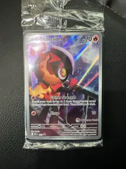 SEALED Pokemon Center Stamp Charcadet Promo - Phantasmal Flames - Near Mint - Image 1