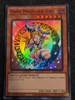 Yugioh Dark Magician Girl LDS3-EN082 Red Ultra Rare 1st Edition NM - Image 1