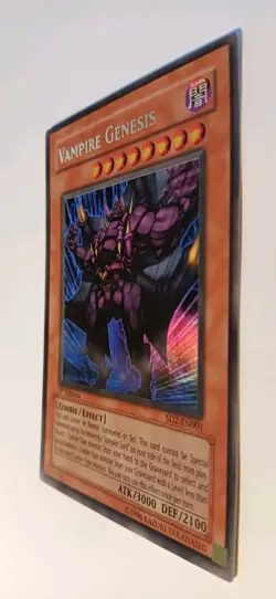 Yu-Gi-Oh! - Vampire Genesis - SD2-EN001 Ultra Rare - 1st Edition VLP - Image 3