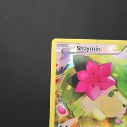 2016 Shaymin XY115 Black Star Promo Full Art Pokemon Card HP/MP - Image 2