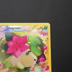 2016 Shaymin XY115 Black Star Promo Full Art Pokemon Card HP/MP - Image 3