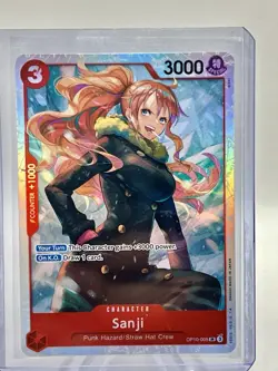 Sanji OP10-005 English SR Royal Blood One Piece Card Game - Image 1