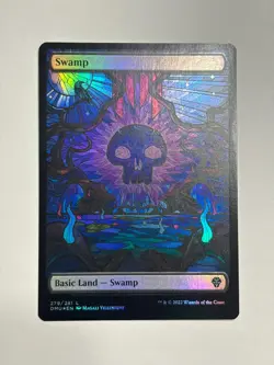 Swamp FOIL Full Art Phyrexia: All Will Be One Magic the Gathering Card MTG - Image 1
