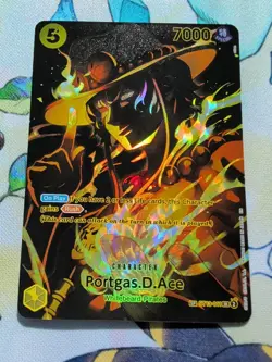 Portgas D. Ace Legacy of the Master One Piece Card SR/SP OP12 ST13-011 - Image 1