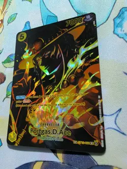 Portgas D. Ace Legacy of the Master One Piece Card SR/SP OP12 ST13-011 - Image 2