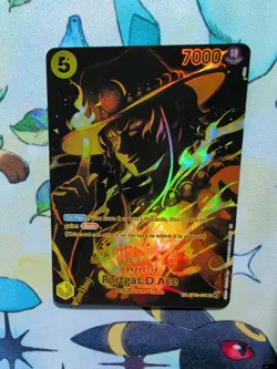 Portgas D. Ace Legacy of the Master One Piece Card SR/SP OP12 ST13-011 - Image 5