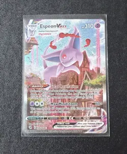 Espeon Vmax Fusion Strike Alt Art Pokemon Card 270/264 Full Art 2021 FA NM - Image 1