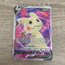 Pokemon Mimikyu v Full Art Battle Style Card Near Mint Condition 148/163 NM - Image 1