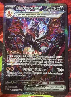 Charizard ex 234/091 Pokemon TCG Paldean Fates Special Illustration Rare Card NM - Image 1