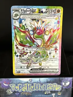 Pokemon Card Flygon ex 222/191 Surging Sparks Full Art Ultra Rare Holo Near Mint - Image 1