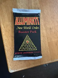 LIMITED 1994 1st Edition Booster Pack Illuminati INWO Card Game NUKE EPIDEMIC - Image 2
