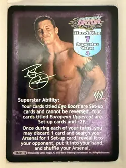Randy Orton WWE Raw Deal CCG 5 Foil Card Lot Rare WWF Wrestling - Image 1