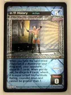 Randy Orton WWE Raw Deal CCG 5 Foil Card Lot Rare WWF Wrestling - Image 3