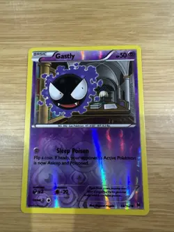 Gastly 58/162 MINT/NM Pokemon Cards XY - BREAKthrough Reverse Holo Rare - Image 1
