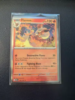 Pokemon Trading Card Game SV 151 Flareon Holo 136/155 - Image 1
