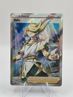 Volo - 196/196 - Pokemon Lost Origins Sword Shield Full Art Ultra Rare Card NM - Image 1