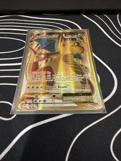 Pokemon Card Dragonite EX 106/108 Evolutions 2016 Full Art Holo Gold - Image 2