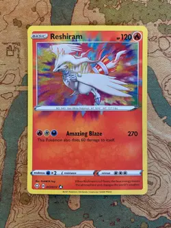 Pokemon Card TCG - Reshiram 017/072 Amazing Rare Shining Fates Near Mint - Image 1