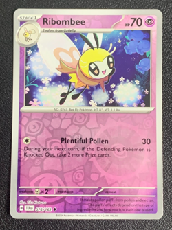 Ribombee 076/162 Temporal Forces Reverse Holo Pokemon TCG Card NM - Image 1