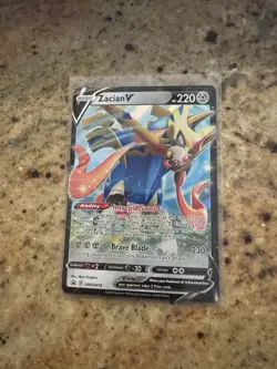 Zacian V SWSH018 SWSH: Sword & Shield Promo Cards Holo Near Mint Pokemon TCG - Image 1
