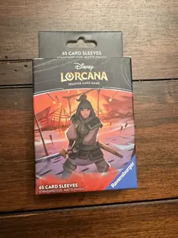 Disney Lorcana Mulan Card Sleeves 65 Sleeves Ravensburger Sealed New - Image 1