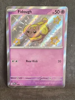 Fidough 069 Scarlet Violet Baby Shiny Promo Card Holo Pokemon TCG Near Mint - Image 1