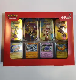 Pokemon Scarlet & Violet 151 (4 Mini Tins + 4 Promo Cards Bundle) - Image 1