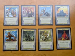 MTG Vanguard Series 1 (oversized cards), complete, LP or NM, see pics and desc - Image 1