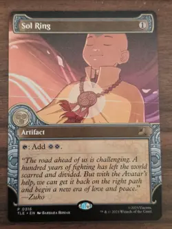Sol Ring (Showcase) Avatar: The Last Airbender: Eternal-Legal Regular - Image 1
