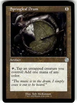 Springleaf Drum The Brothers' War: Retro Frame Artifacts Regular MTG - Image 1