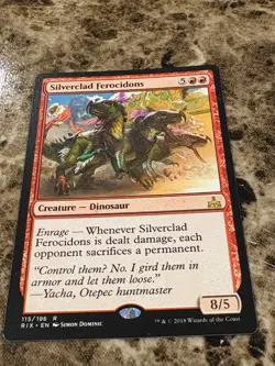 SILVERCLAD FEROCIDONS Magic the Gathering MTG Rivals of Ixalan LP - Image 1